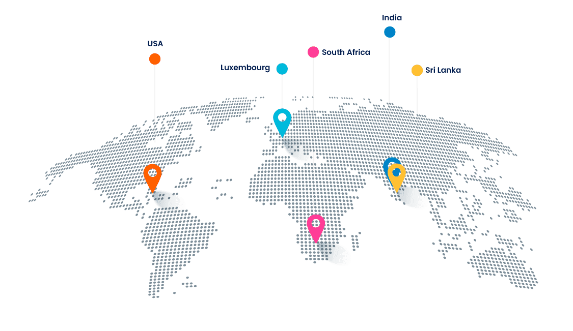 Global Office Map for Desktop View